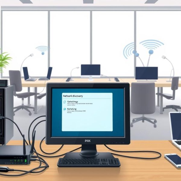 how to make computer visible on network