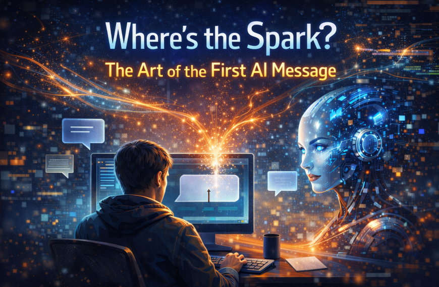 Where's the Spark? The Art of the First AI Message